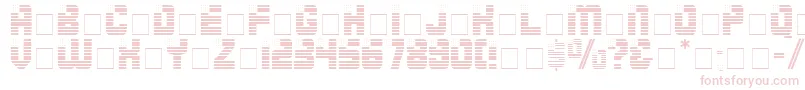 FourthDisplayCapsSsi Font – Pink Fonts on White Background