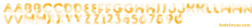 Barnstormer Font – Orange Fonts on White Background
