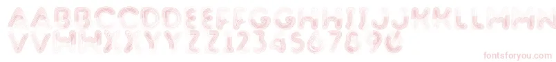 Barnstormer Font – Pink Fonts on White Background