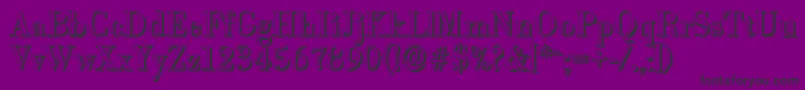 Шрифт BodonishadowRegular – чёрные шрифты на фиолетовом фоне