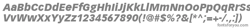 Fonte VectoraLt96BlackItalic – fontes cinzentas