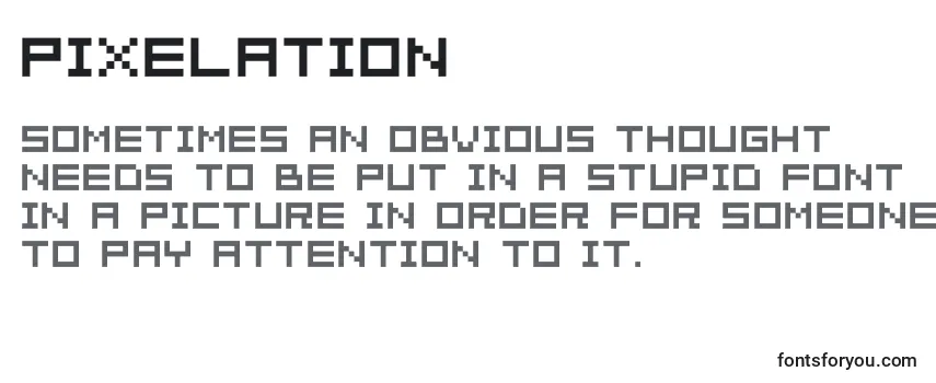 Pixelation フォントのレビュー