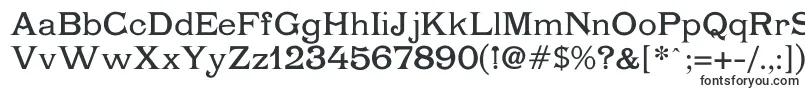 Шрифт Chartrand – шрифты с засечками