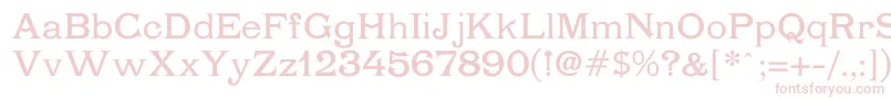 Chartrand Font – Pink Fonts on White Background