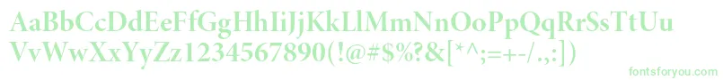 MinionproBolddisp Font – Green Fonts