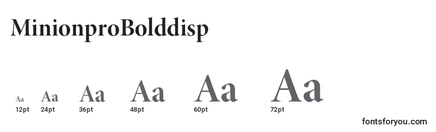 Размеры шрифта MinionproBolddisp