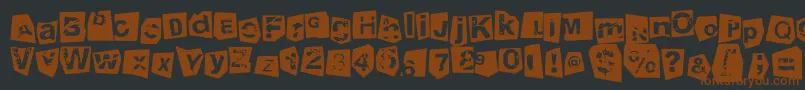 More about TengoATusHijosNegativo Font TengoATusHijosNegativo Font – Brown Fonts on Black Background