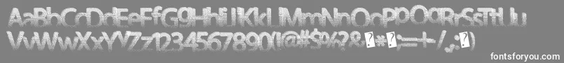 Darthfader Font – White Fonts on Gray Background
