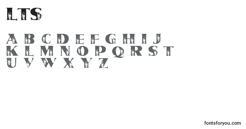 Czcionka LmsTinSoldiers – alfabet, cyfry, specjalne znaki
