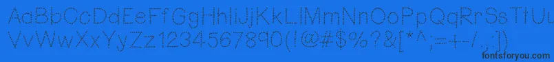 Hellofireworks Font – Black Fonts on Blue Background