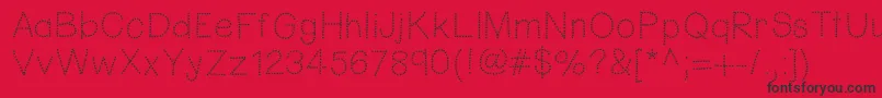 Hellofireworks Font – Black Fonts on Red Background