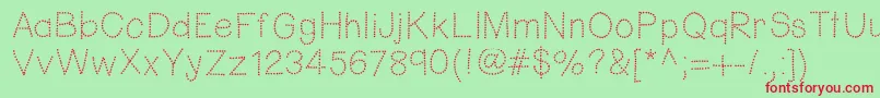 Hellofireworks Font – Red Fonts on Green Background