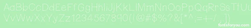 Hellofireworks Font – White Fonts on Green Background