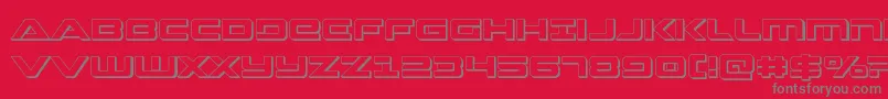 Más sobre la fuente Strikelord3D fuente Strikelord3D – Fuentes Grises Sobre Fondo Rojo