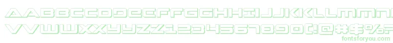Fonte Strikelord3D – fontes verdes