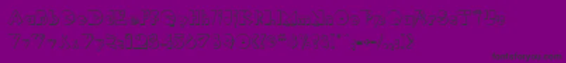 RimrockRegular Font – Black Fonts on Purple Background