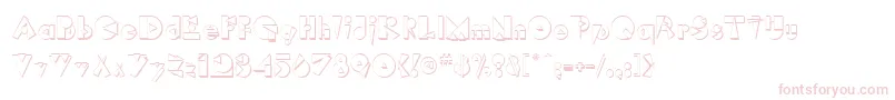 RimrockRegular Font – Pink Fonts on White Background