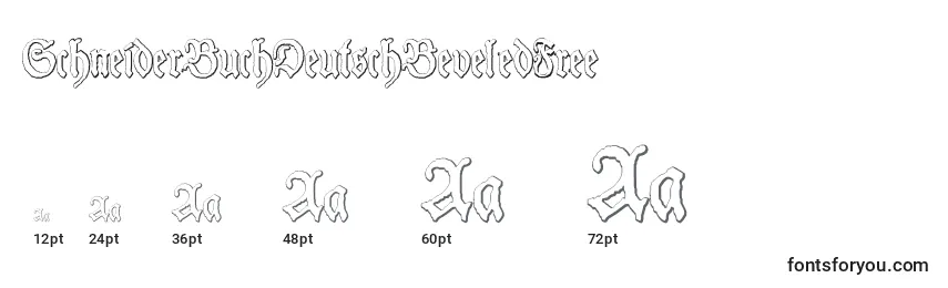 SchneiderBuchDeutschBeveledFree Font Sizes