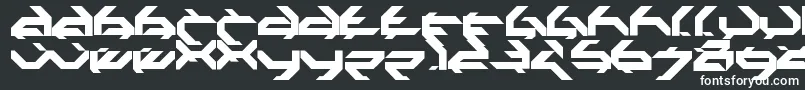 フォントThirdpar – 白い文字