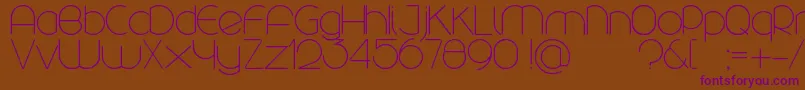 Más sobre la fuente Rounded fuente Rounded – Fuentes Moradas Sobre Fondo Marrón