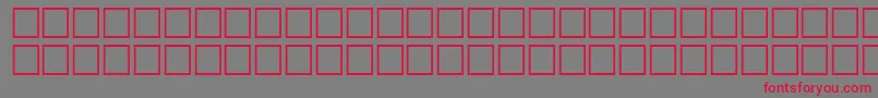 SultanBold Font – Red Fonts on Gray Background