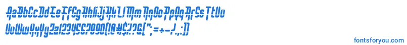 BulletRain Font – Blue Fonts