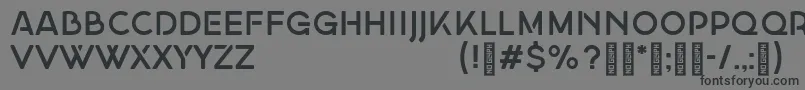 GeorginademoRegular Font – Black Fonts on Gray Background