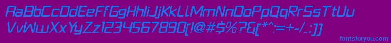 More about PlatformoneMediumitalic Font PlatformoneMediumitalic Font – Blue Fonts on Purple Background