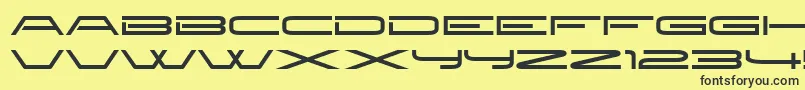 Newbrilliant Font – Black Fonts on Yellow Background