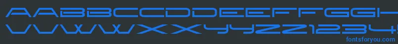 Więcej informacji o czcionce Newbrilliant Czcionka Newbrilliant – niebieskie czcionki na czarnym tle