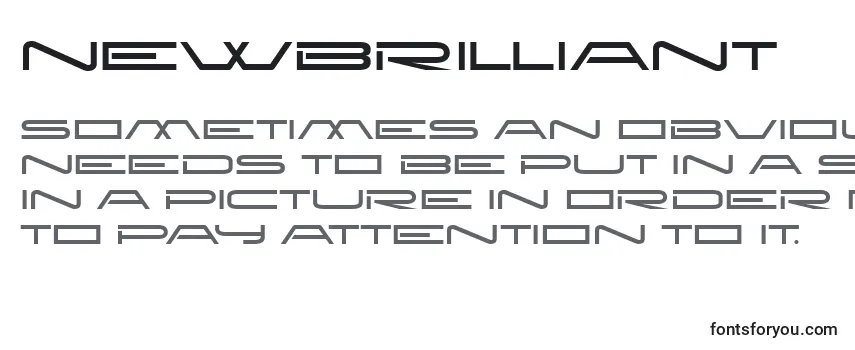 Обзор шрифта Newbrilliant