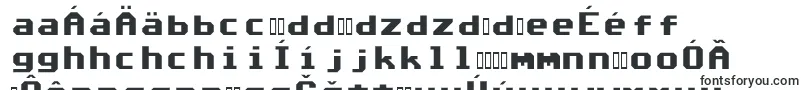 Czcionka Commodore64Angled – słowackie czcionki