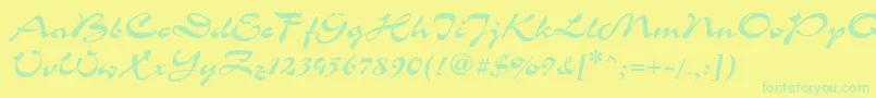 Lisätietoja CorridaCyrillic-fontista CorridaCyrillic-fontti – vihreät fontit keltaisella taustalla