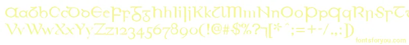 EirinnAsciiLl Font – Yellow Fonts