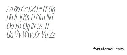 GabrielcondensedItalic Font