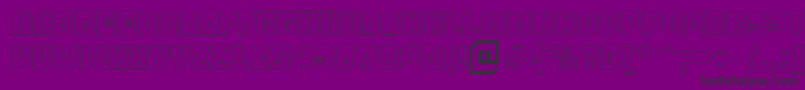 ASimpler2otlBold Font – Black Fonts on Purple Background