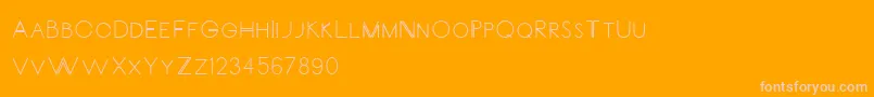 fuente CarrinadyBold – Fuentes Rosadas Sobre Fondo Naranja