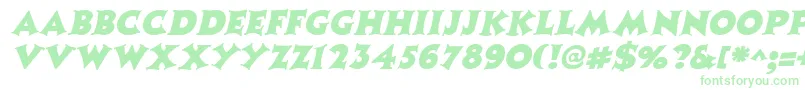 Fonte CoasterItalic – fontes verdes