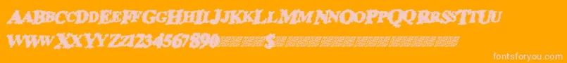 More about Prisonescape Font Prisonescape Font – Pink Fonts on Orange Background