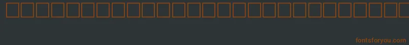 Шрифт SymbolTypeB – коричневые шрифты на чёрном фоне