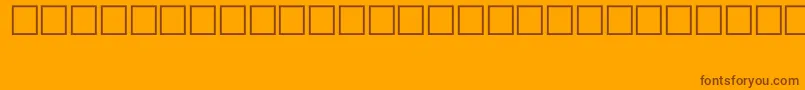 Lisätietoja SymbolTypeB-fontista SymbolTypeB-fontti – ruskeat fontit oranssilla taustalla