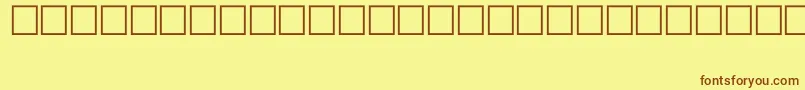 Más sobre la fuente SymbolTypeB fuente SymbolTypeB – Fuentes Marrones Sobre Fondo Amarillo