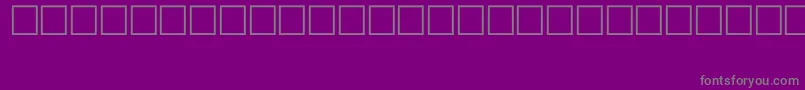 Шрифт SymbolTypeB – серые шрифты на фиолетовом фоне