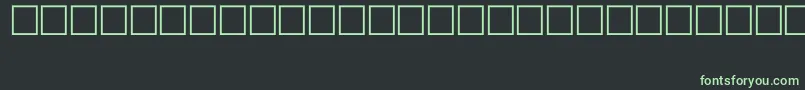 Шрифт SymbolTypeB – зелёные шрифты на чёрном фоне