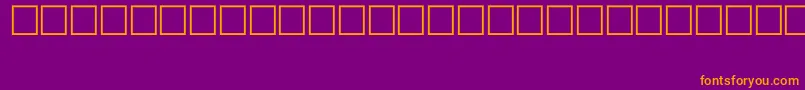 Шрифт SymbolTypeB – оранжевые шрифты на фиолетовом фоне