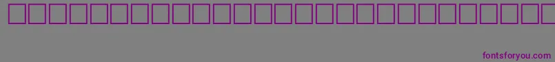 SymbolTypeB Font – Purple Fonts on Gray Background