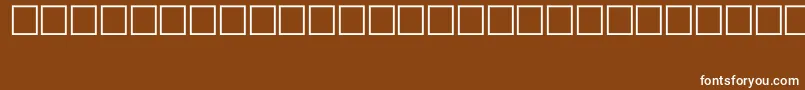 fuente SymbolTypeB – Fuentes Blancas Sobre Fondo Marrón
