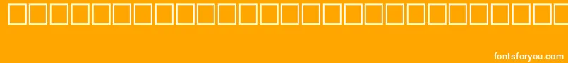 SymbolTypeB Font – White Fonts on Orange Background