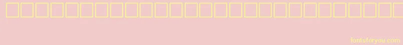 SymbolTypeB Font – Yellow Fonts on Pink Background