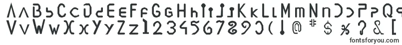 Шрифт Vegesignes – техно шрифты